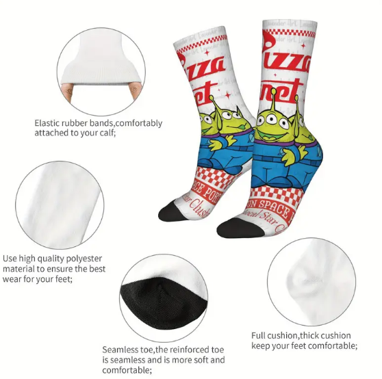 PIZZA PLANET SOCKS