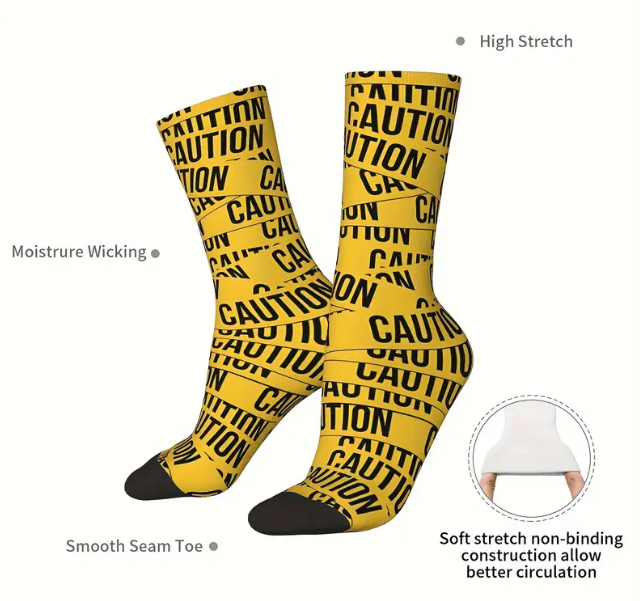 CAUTION SOCKS